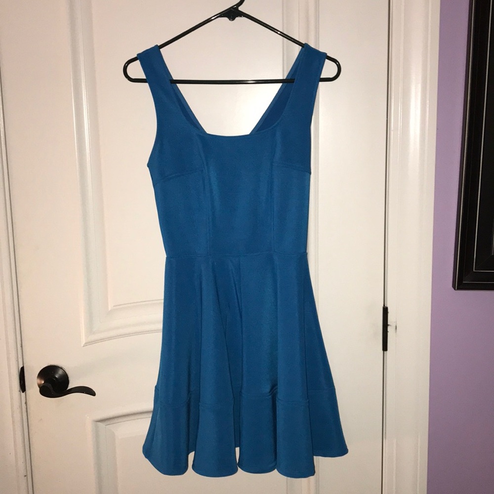 Blue Skater Dress (M)